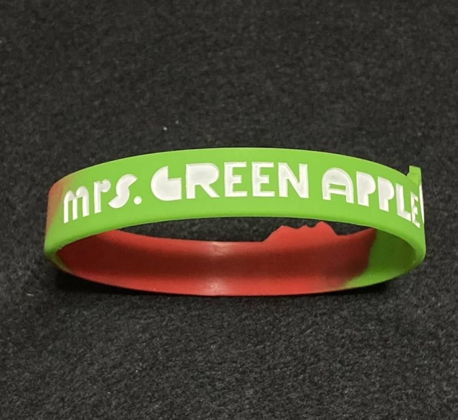 Mrs.GREEN APPLE ラバーバンド ラババン 初期 赤色のグリッター Amazon.co.jp: ※※ Mrs.GREEN APPLE ラバーバンド ミセス
